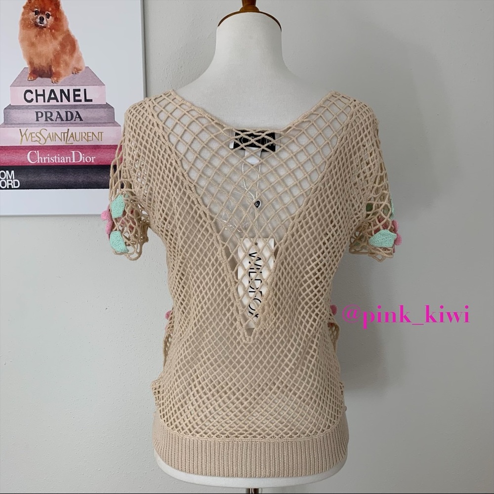 Wildfox Bloom Edita Crochet Top - Picture 14 of 17